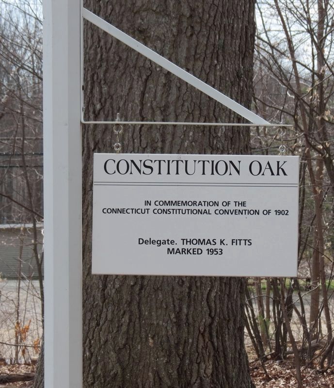 Constitution Oak Marker image. Click for full size.