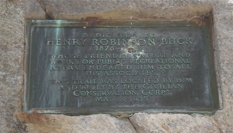 Henry Robinson Buck Marker. Click for full size. Henry Robinson Buck Marker image. Click for full size.