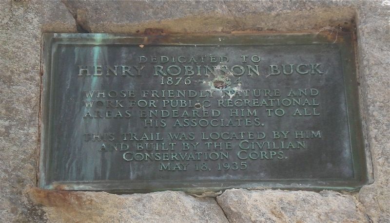 Henry Robinson Buck Marker image. Click for full size.