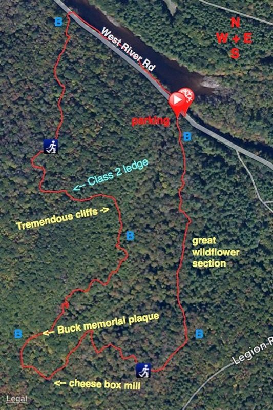 The Henry Buck Trail. Click for full size. The Henry Buck Trail image. Click for full size.