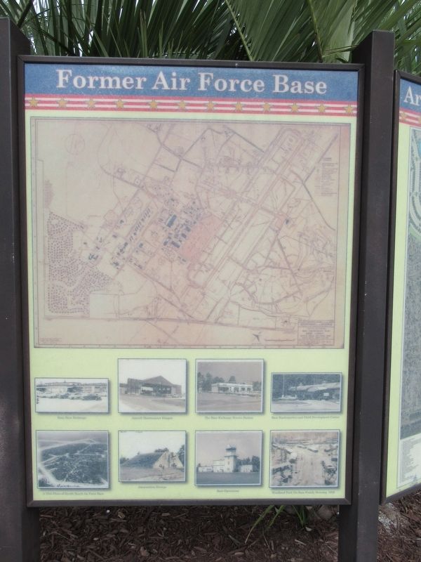 Myrtle Beach Air Force Base Marker. Click for full size. Myrtle Beach Air Force Base Marker image. Click for full size.