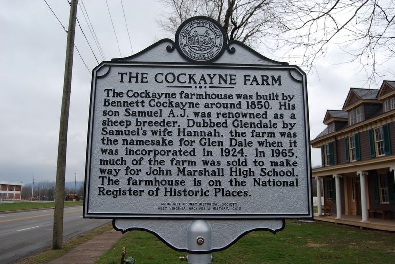 The Cockayne Farm Marker image. Click for full size.