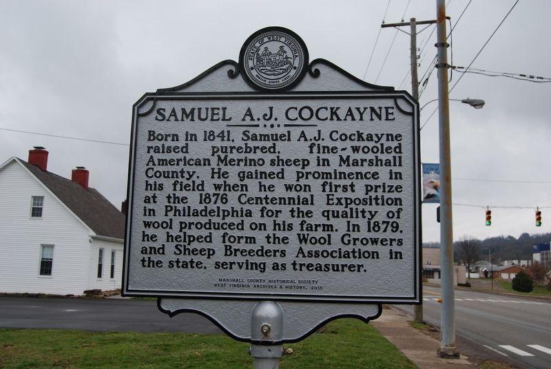 Samuel A.J. Cockayne Marker. Click for full size. Samuel A.J. Cockayne Marker image. Click for full size.