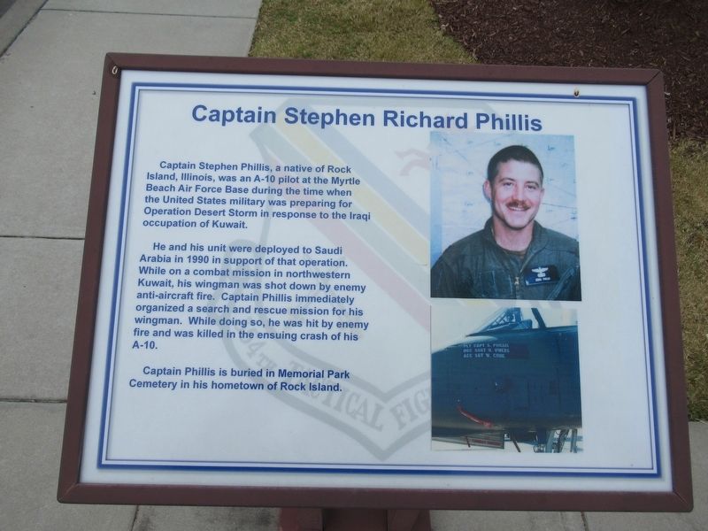 Captain Stephen Richard Phillis Marker image. Click for full size.