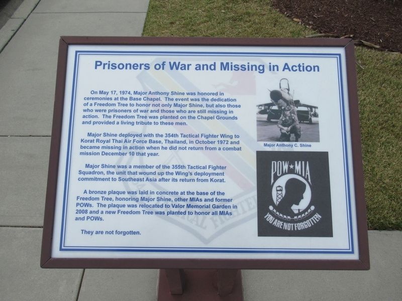 Prisoners of War and Missing in Action Marker image. Click for full size.