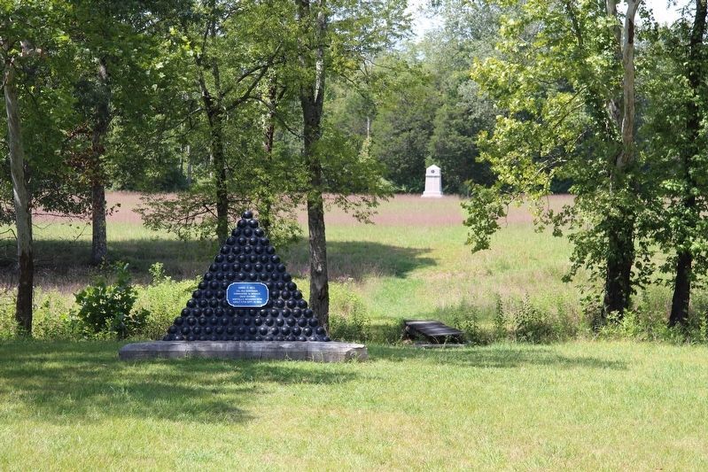 Hans C. Heg Memorial Shell Monument. Click for full size. Hans C. Heg Memorial Shell Monument image. Click for full size.