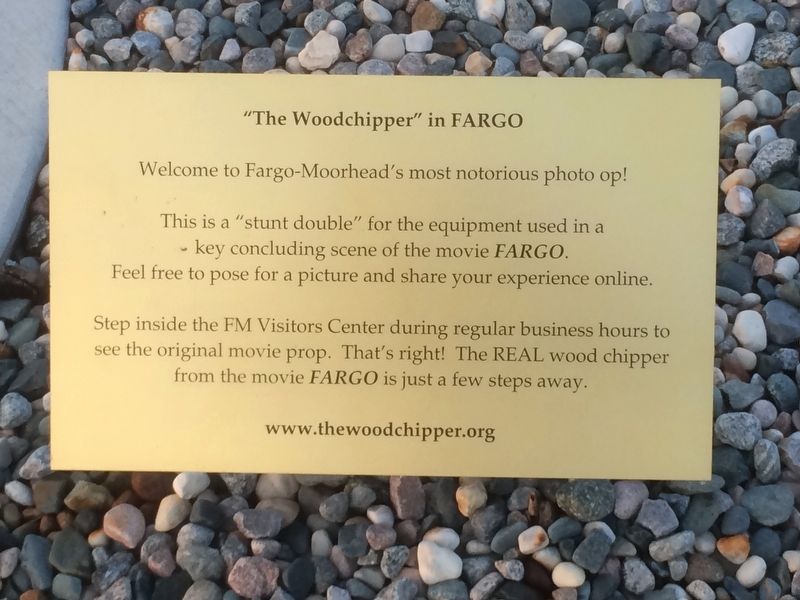 "The Woodchipper" in FARGO Marker. Click for full size. "The Woodchipper" in FARGO Marker image. Click for full size.