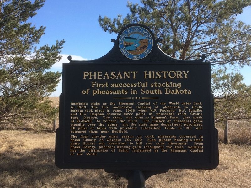 Pheasant History Marker image. Click for full size.