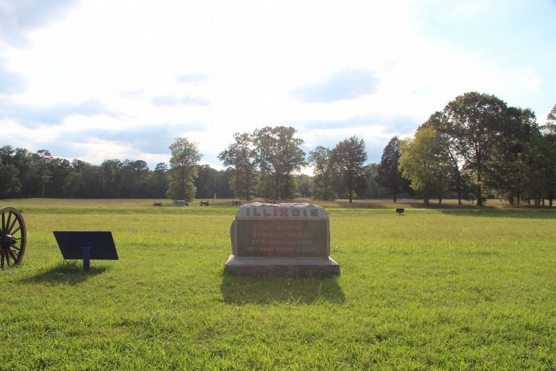 51st Illinois Infantry Marker image. Click for full size.