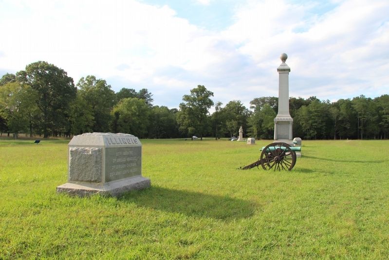 27th Illinois Infantry Marker. Click for full size. 27th Illinois Infantry Marker image. Click for full size.