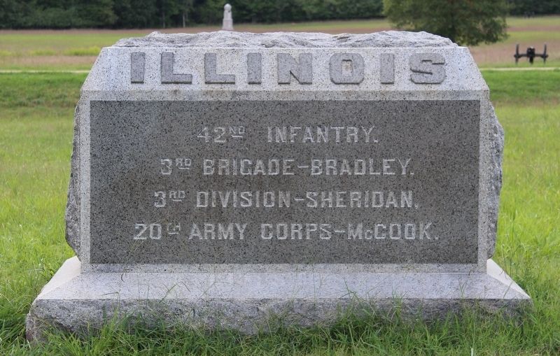 42nd Illinois Infantry Marker. Click for full size. 42nd Illinois Infantry Marker image. Click for full size.