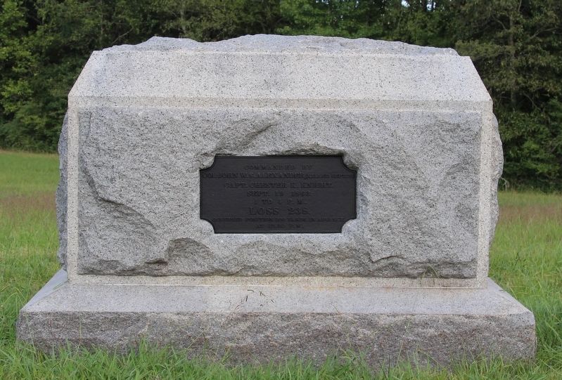 21st Illinois Infantry Marker. Click for full size. 21st Illinois Infantry Marker image. Click for full size.