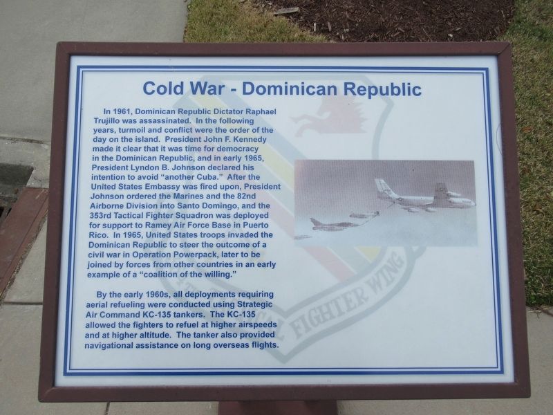 Cold War - Dominican Republic Marker. Click for full size. Cold War - Dominican Republic Marker image. Click for full size.