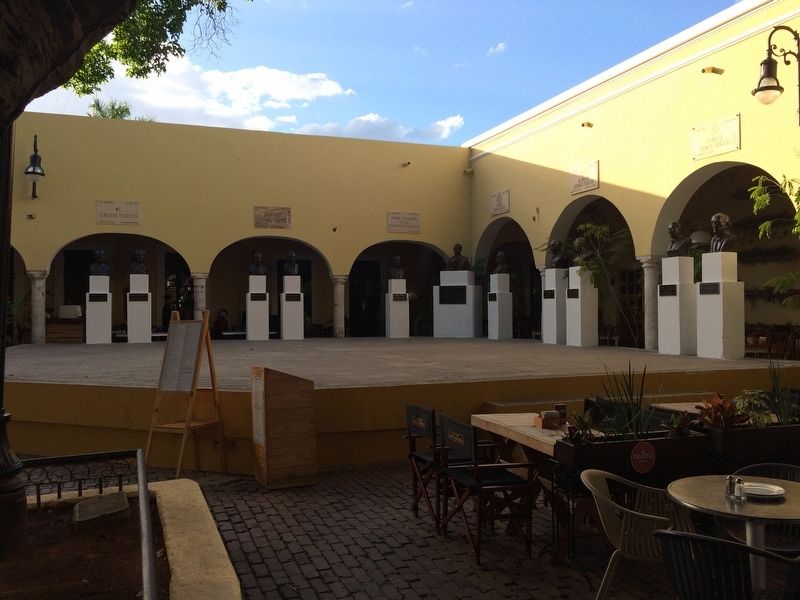 The "Yucatecan Serenade" Stage at the Saint Lucia Park. Click for full size. The "Yucatecan Serenade" Stage at the Saint Lucia Park image. Click for full size.