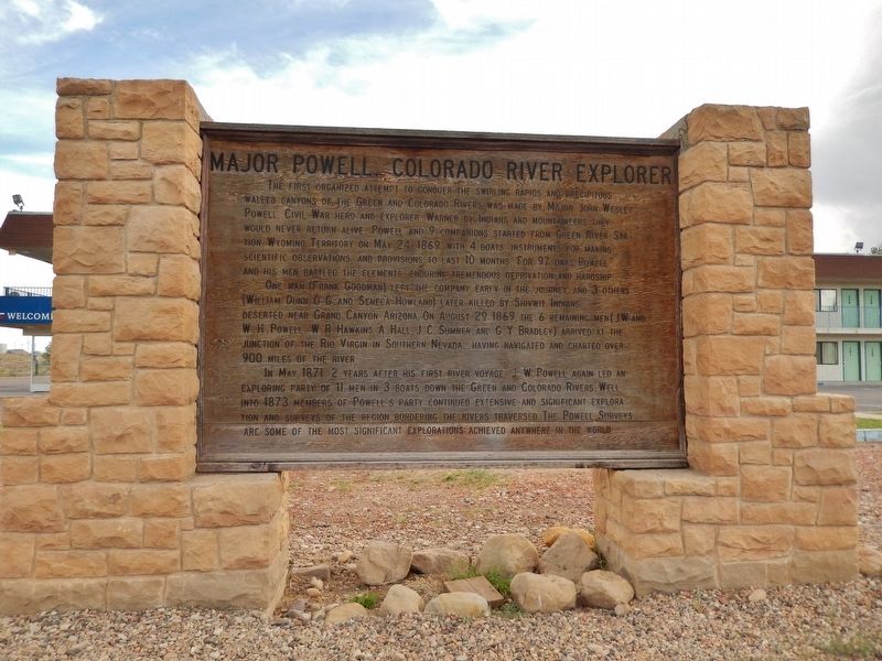 Major Powell, Colorado River Explorer Marker image. Click for full size.