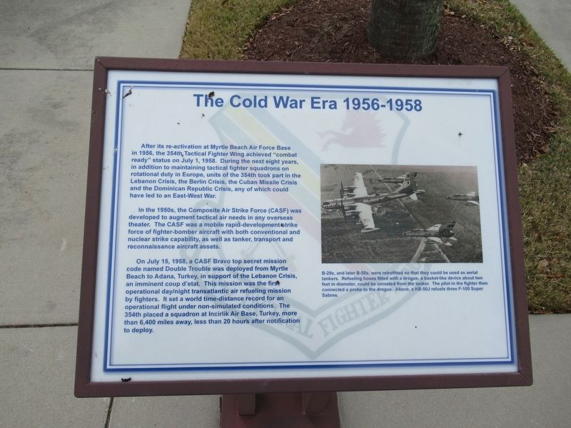 The Cold War Era 1956 - 1958 Marker image. Click for full size.