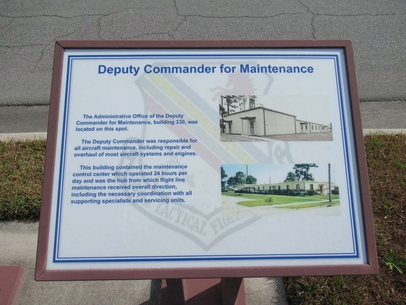 Deputy Commander for Maintenance Marker image. Click for full size.