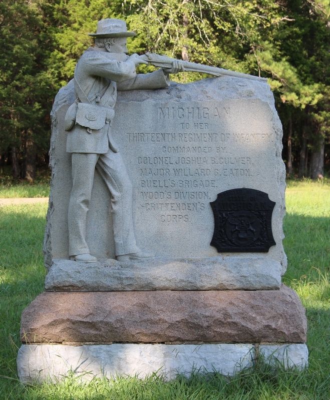 13th Michigan Infantry Marker image. Click for full size.