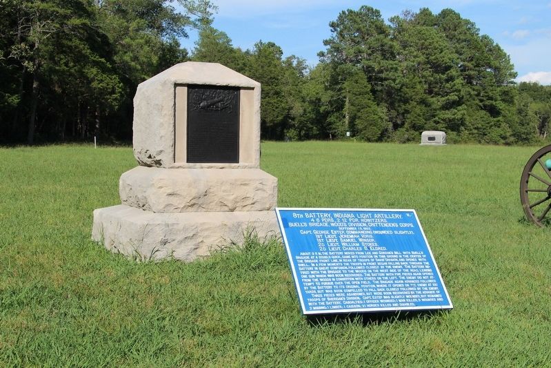 8th Indiana Battery Marker image. Click for full size.