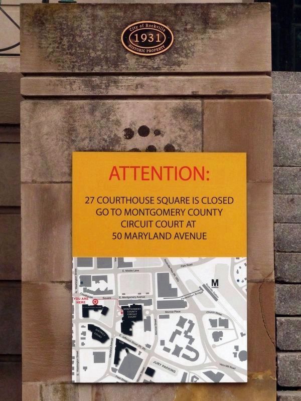 The 1931 Grey Courthouse is closed image. Click for full size.
