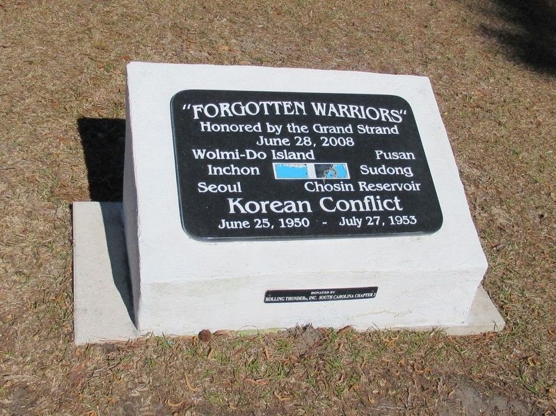 Forgotten Warriors Marker. Click for full size. Forgotten Warriors Marker image. Click for full size.