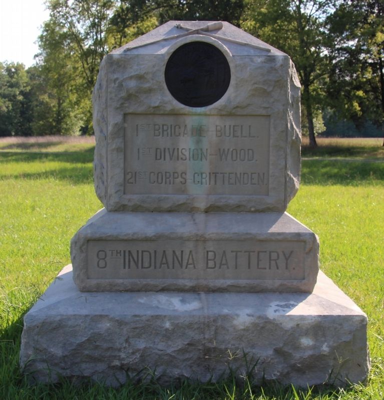 8th Indiana Battery Marker. Click for full size. 8th Indiana Battery Marker image. Click for full size.