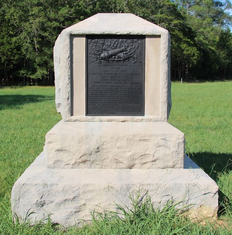 8th Indiana Battery Marker. Click for full size. 8th Indiana Battery Marker image. Click for full size.