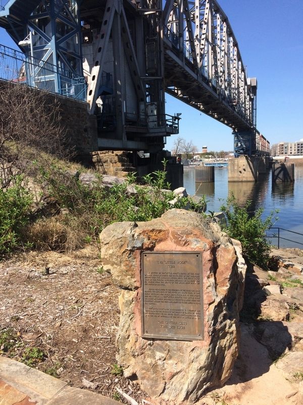 Site of the "Little Rock" Marker image. Click for full size.