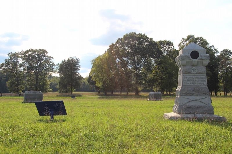 Carlin's Brigade Marker. Click for full size. Carlin's Brigade Marker image. Click for full size.