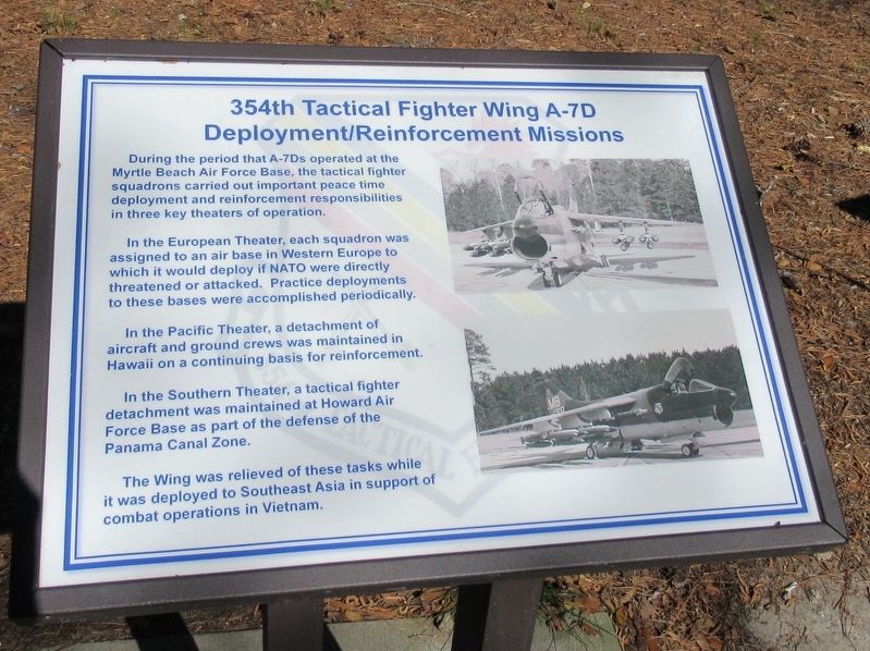 354th Tactical Fighter Wing A-7D Marker image. Click for full size.