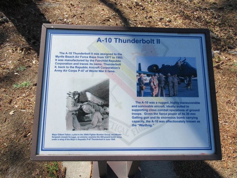 A-10 Thunderbolt II Marker. Click for full size. A-10 Thunderbolt II Marker image. Click for full size.