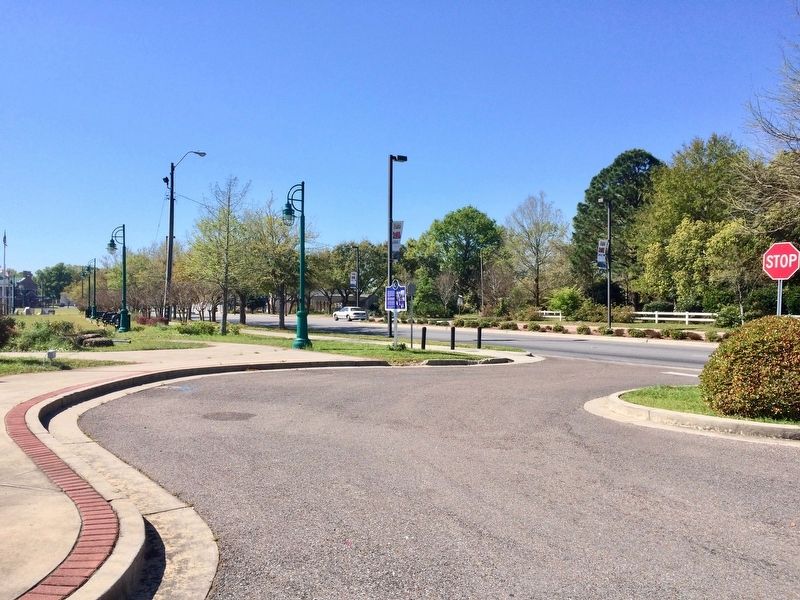 View of marker looking South on Main Street (MS-613). Click for full size. View of marker looking South on Main Street (MS-613) image. Click for full size.