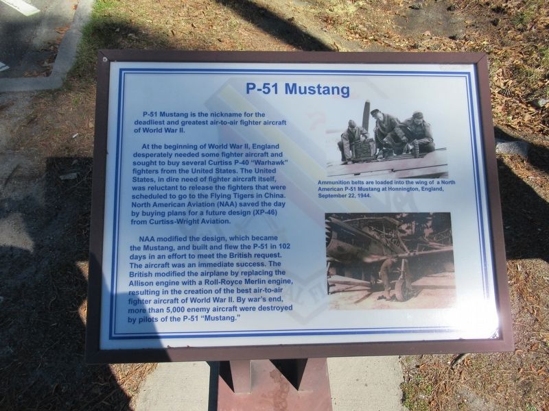 P-51 Mustang Marker image. Click for full size.