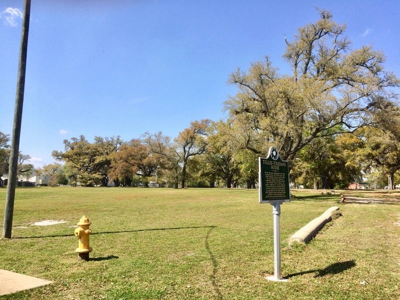 View of former location of Tullis-Toledano House.. Click for full size. View of former location of Tullis-Toledano House. image. Click for full size.