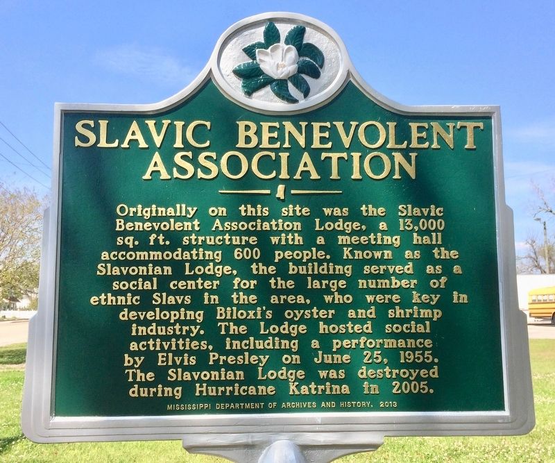 Slavic Benevolent Association Marker. Click for full size. Slavic Benevolent Association Marker image. Click for full size.