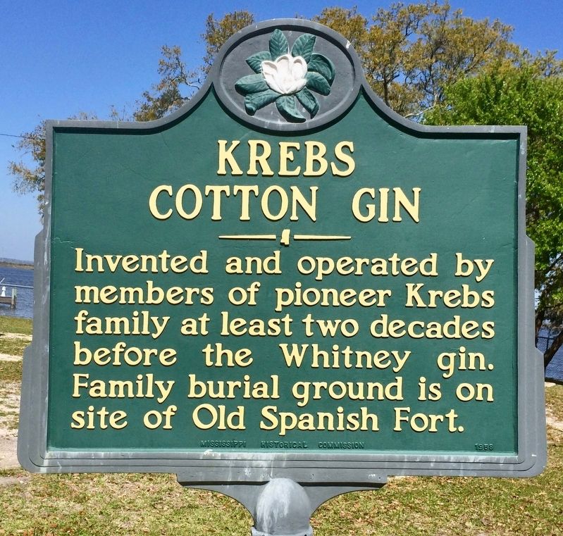 Krebs Cotton Gin Marker. Click for full size. Krebs Cotton Gin Marker image. Click for full size.
