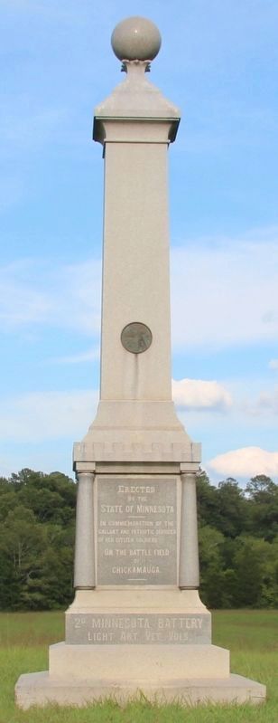 2nd Minnesota Light Artillery Battery Marker. Click for full size. 2nd Minnesota Light Artillery Battery Marker image. Click for full size.