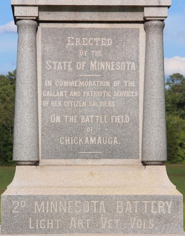 2nd Minnesota Light Artillery Battery Marker image. Click for full size.