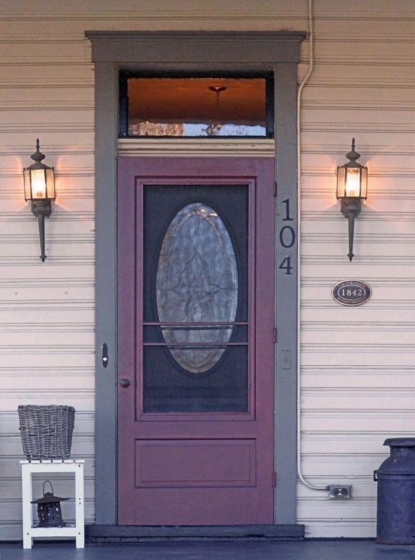 The Prettyman House<br>Front Door image. Click for full size.