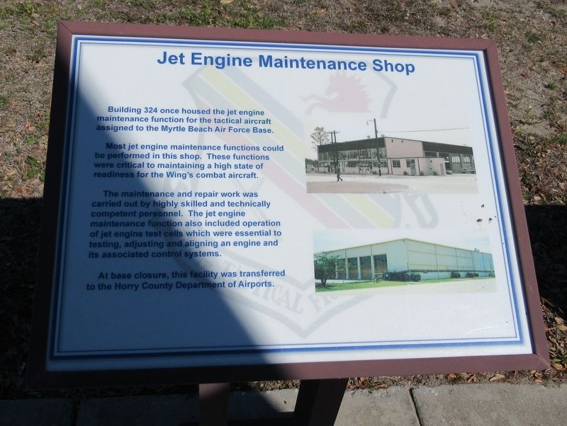 Jet Engine Maintenance Shop Marker. Click for full size. Jet Engine Maintenance Shop Marker image. Click for full size.