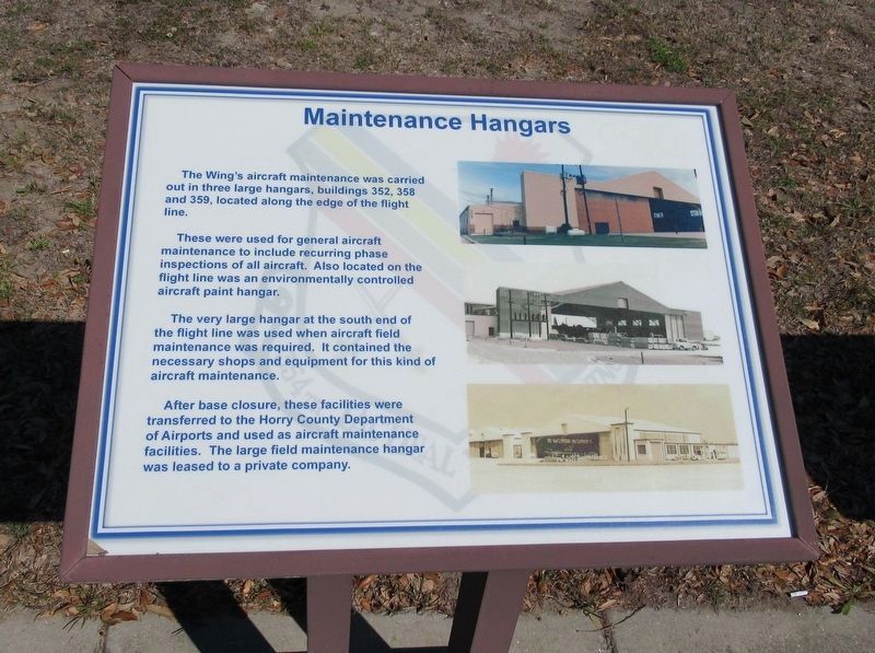 Maintenance Hangars Marker image. Click for full size.