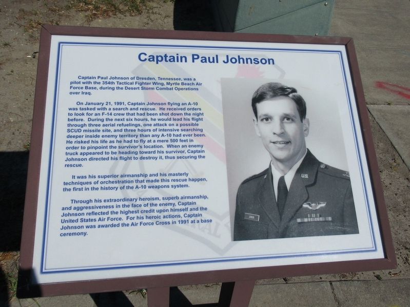 Captain Paul Johnson Marker image. Click for full size.