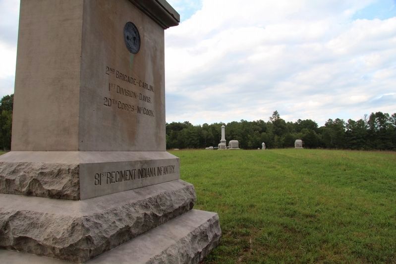 81st Indiana Infantry Marker. Click for full size. 81st Indiana Infantry Marker image. Click for full size.