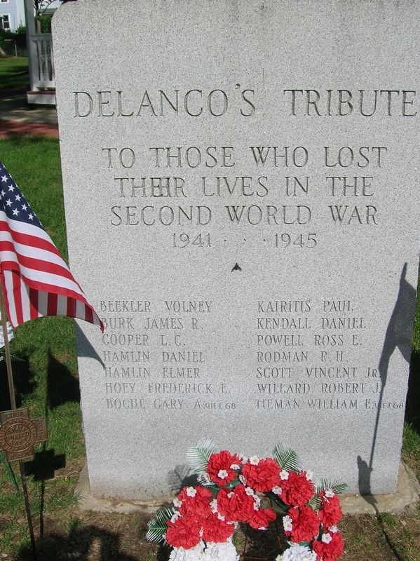 Delanco's Tribute image. Click for full size.