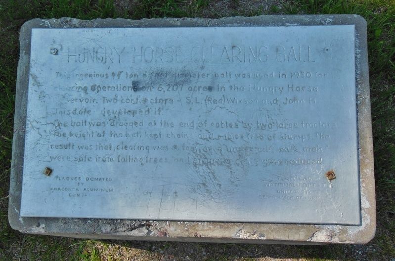 Hungry Horse Clearing Ball Marker. Click for full size. Hungry Horse Clearing Ball Marker image. Click for full size.