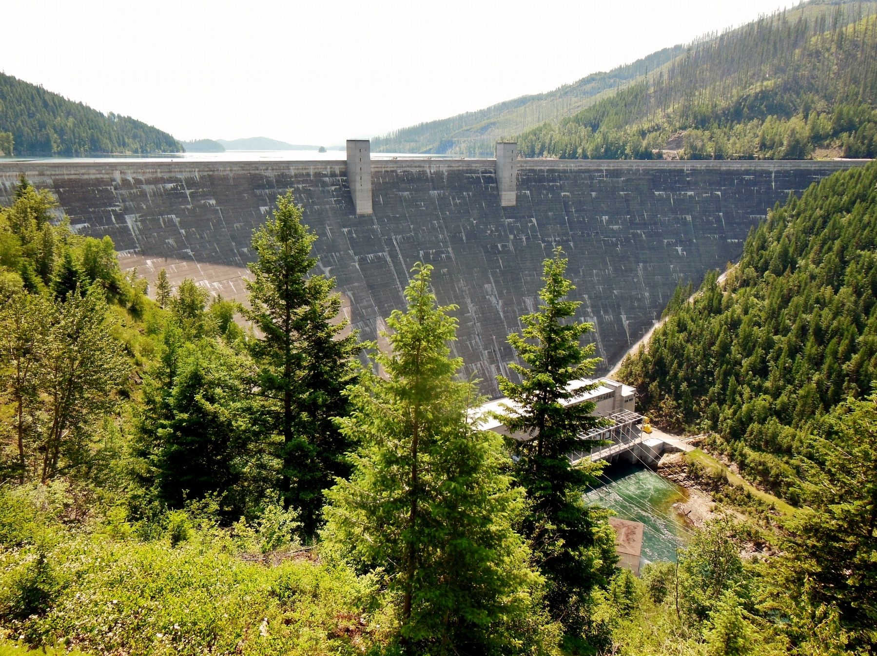 Hungry Horse Dam. Click for full size. Hungry Horse Dam image. Click for full size.