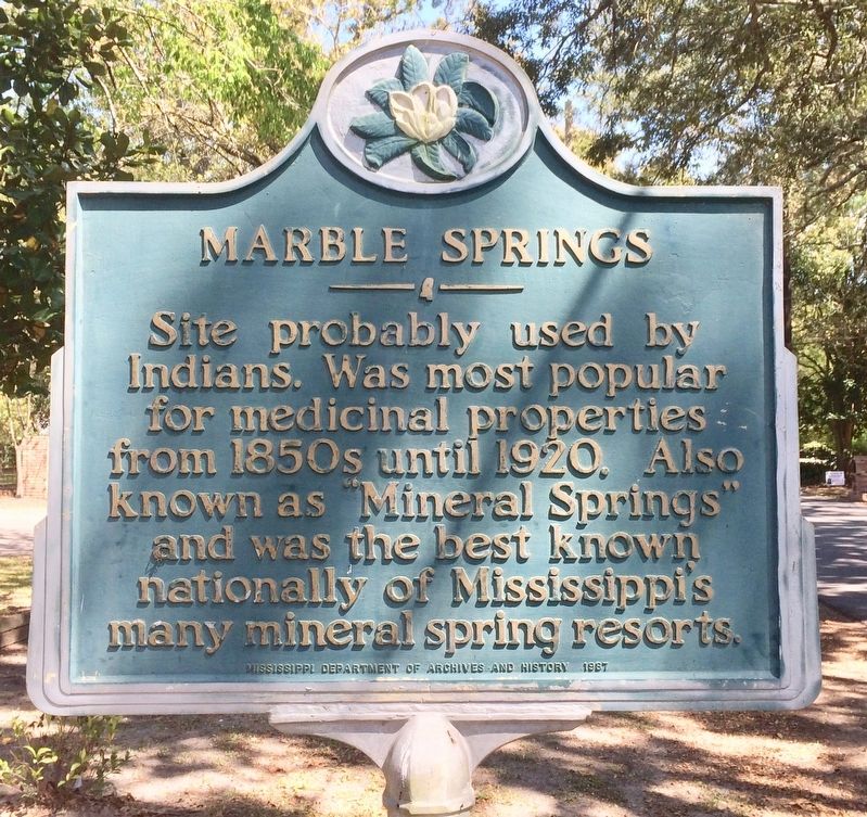 Marble Springs Marker. Click for full size. Marble Springs Marker image. Click for full size.