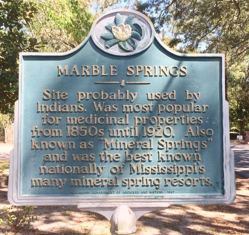 Marble Springs Marker image. Click for full size.