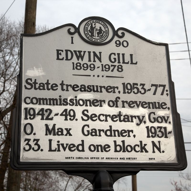 Edwin Gill Marker image. Click for full size.