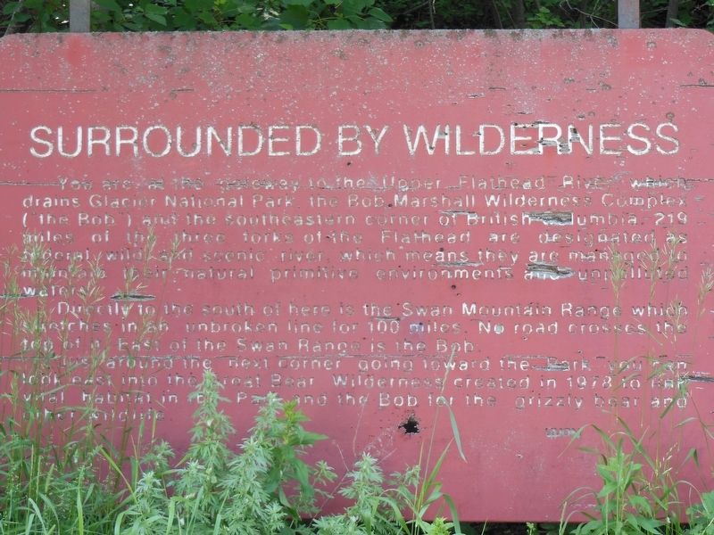 Surrounded by Wilderness Marker image. Click for full size.